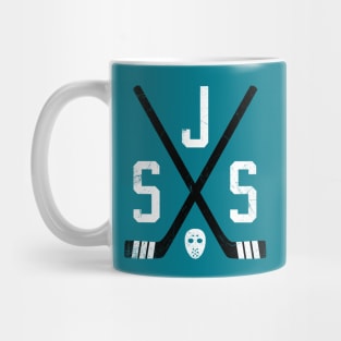 SJS Retro Sticks - Teal Mug